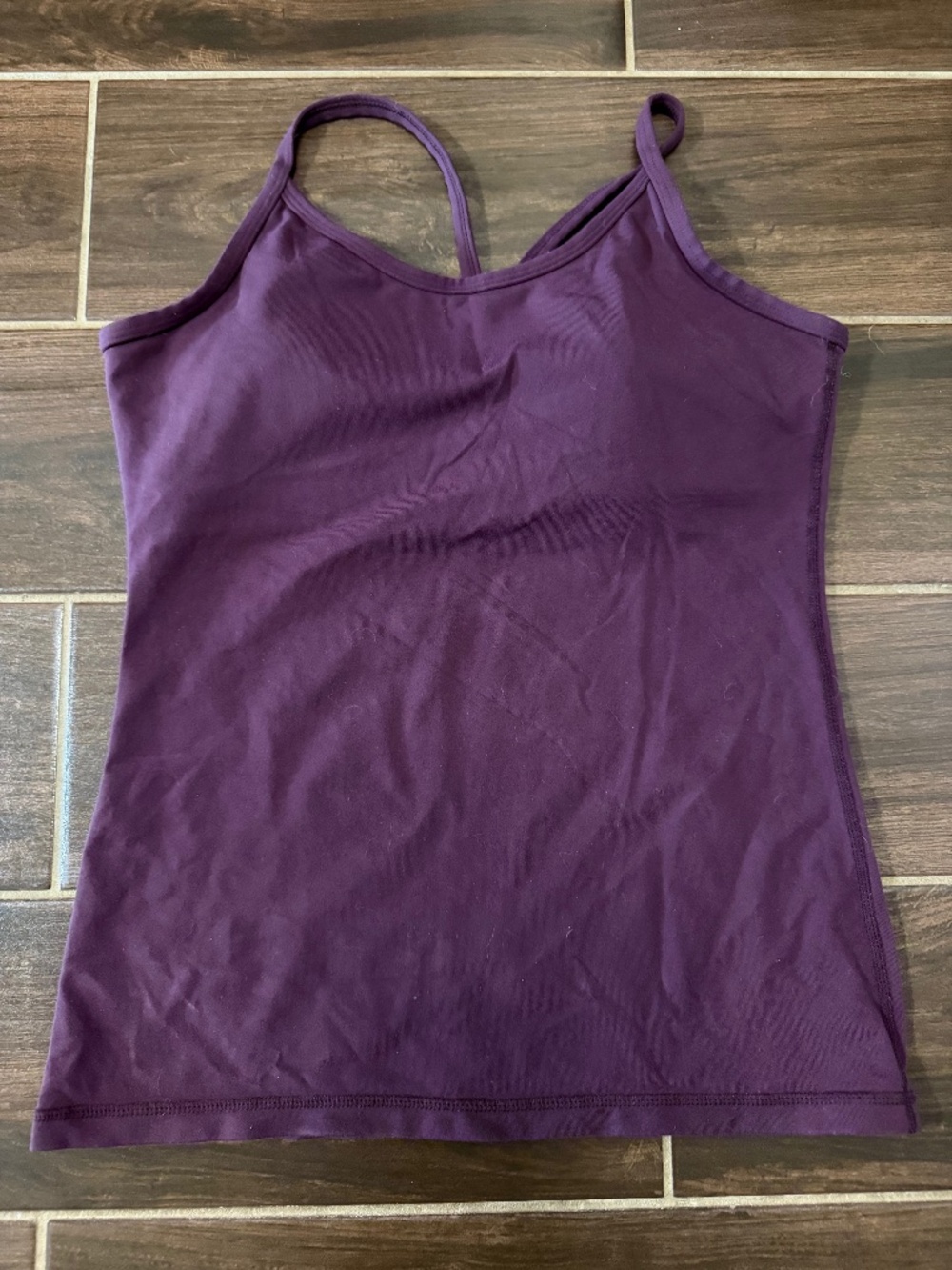 Vintage lululemon Power Y Tank | Size 6 | Early 2000s Wine/Plum